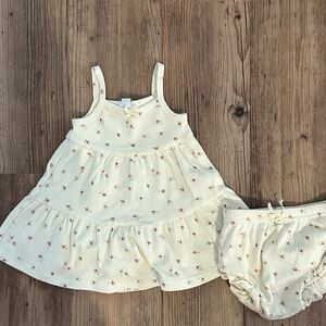 Jamie Kay Floral Cream Dress and bloomers